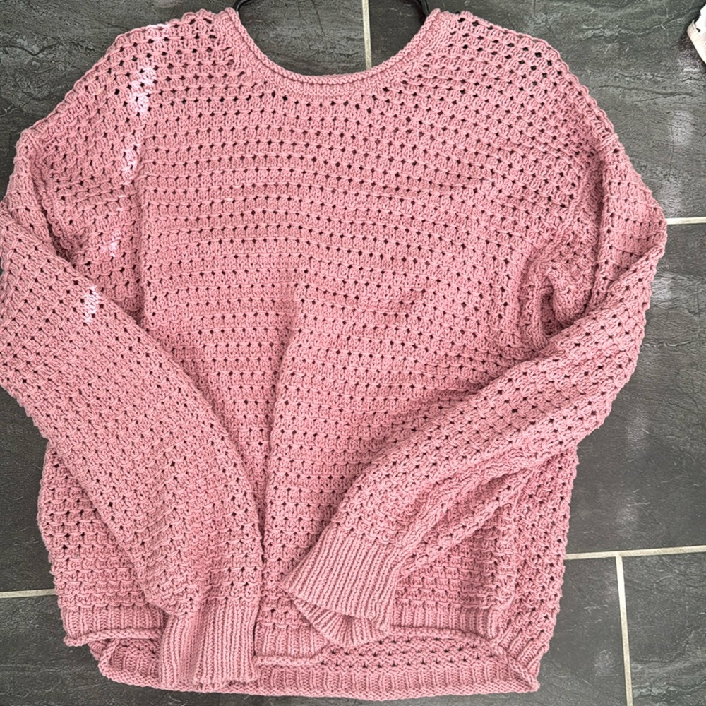 Madewell chunky knit sweater size medium